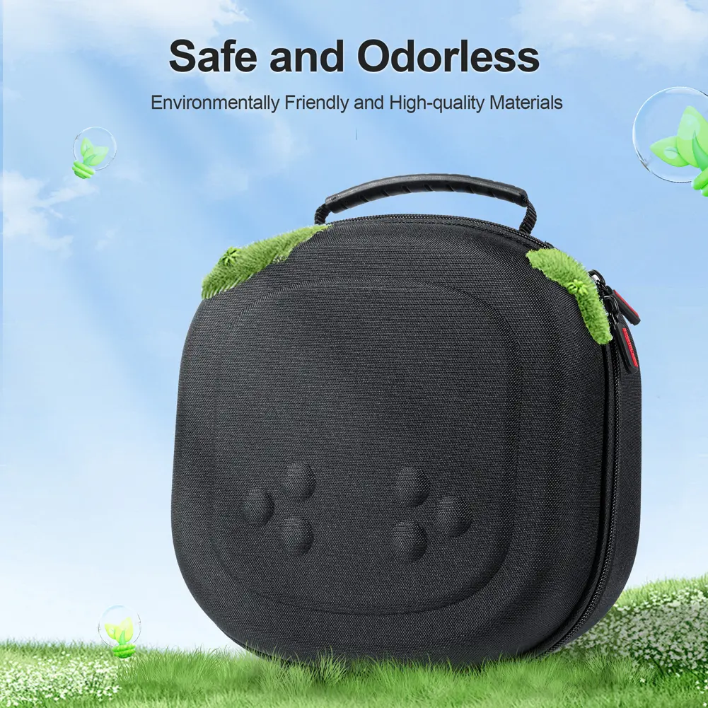 Handles Carrying Case Shockproof Portable Protective Case with Mesh Pocket Carry Case for Meta Quest 3S Headset Controllers