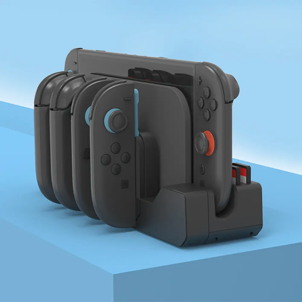 Charging Dock 4 in 1 Magnetic Controller Charger Stand Station Magnetic Charger Station for Nintendo Switch2 Accessories