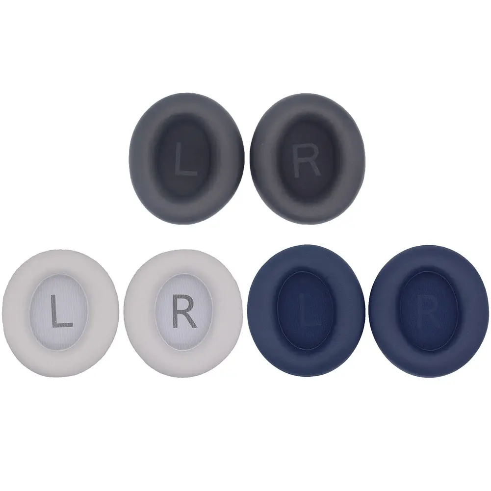 Headset Protective Cover Protein Leather Replacement Headphone Pads Headphone Ear Cushion for Anker Q45 Soundcore Life Headphone