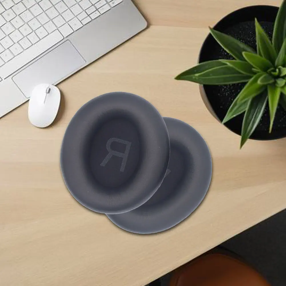 Headset Protective Cover Protein Leather Replacement Headphone Pads Headphone Ear Cushion for Anker Q45 Soundcore Life Headphone