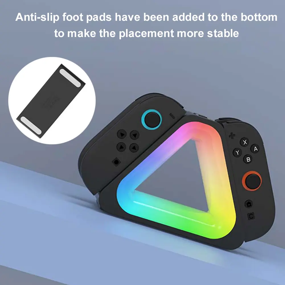 Controller Charger with RGB Lights Charging Dock Charger Stand Station for Nintendo Switch2 Accessories