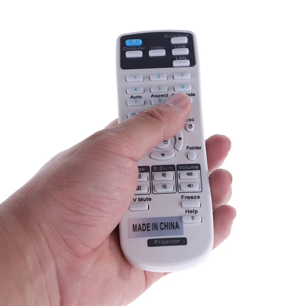 Portable Remote Controller Battery Powered Smart Projectors Controller Replacement Parts Accessories for EPSON 1599176 EX3220