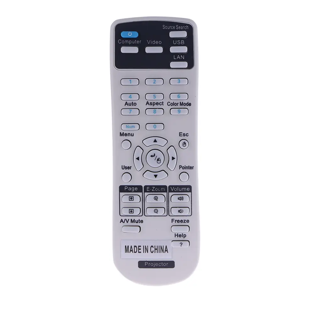 Portable Remote Controller Battery Powered Smart Projectors Controller Replacement Parts Accessories for EPSON 1599176 EX3220