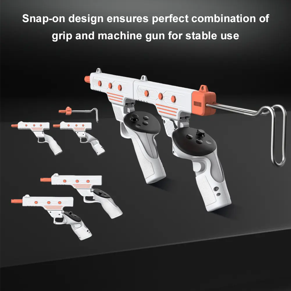 VR Gunstock VR Game Accessories VR Controller Stock Rifle Adapter Shooting Controller Handle for Meta Quest 3/3S