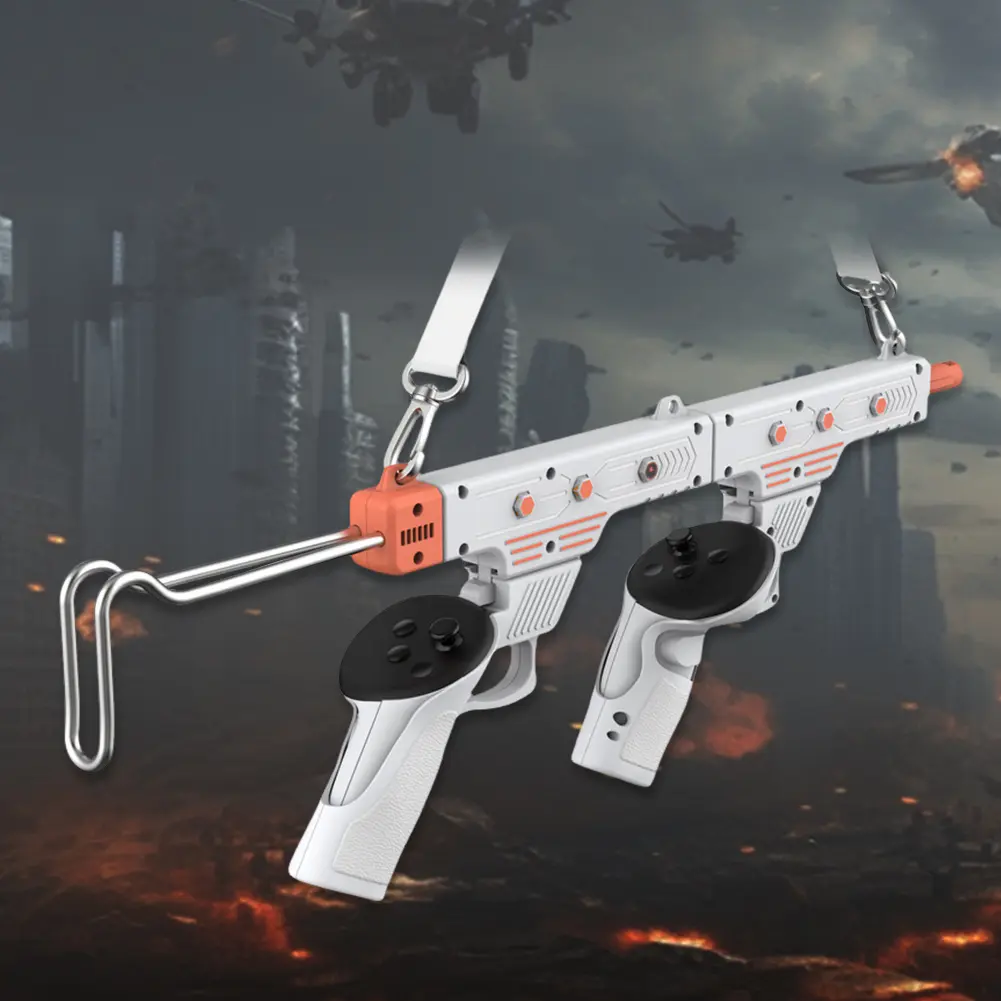VR Gunstock VR Game Accessories VR Controller Stock Rifle Adapter Shooting Controller Handle for Meta Quest 3/3S