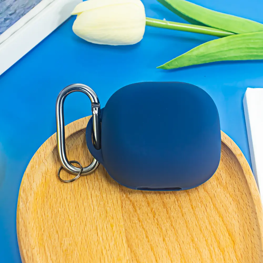 Silicone Case with Carabiner Full Body Protective Cover Anti-Scratch Front LED&Logo Visible for Anker Soundcore P40i Case Cover