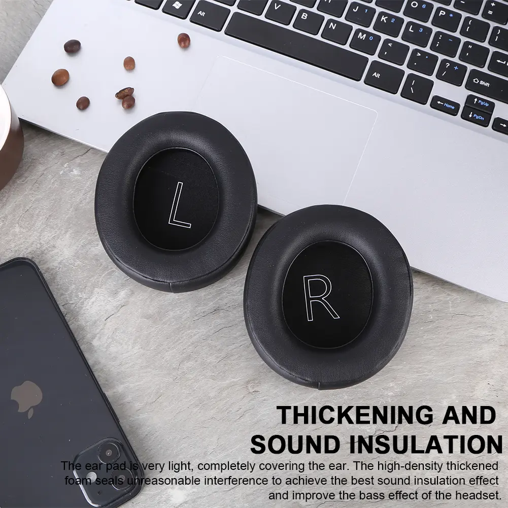Replacement Ear Pads Cushions Memory Foam Earmuffs Protein Leather Headset Ear Cushions for Microsoft Xbox Series Headphones