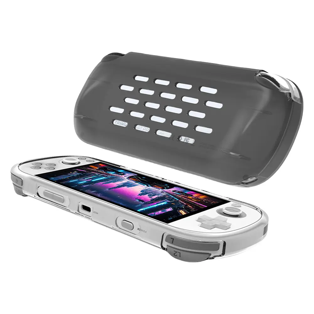 Transparent TPU Case Protective Cover Protective Case for Trimui Smart Pro Handheld Game Console