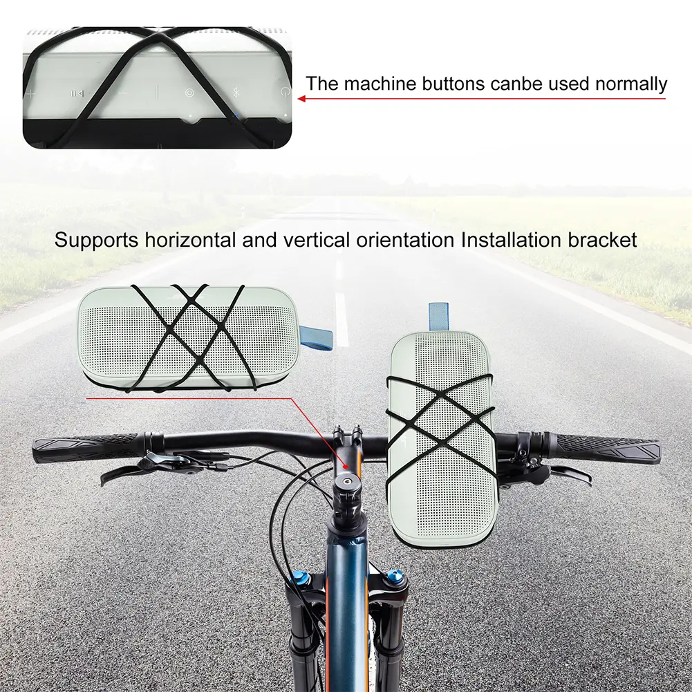 Portable Speaker Mount Speaker Bike Mounts Speaker Holder Stand for Bose SoundLink Flex 1st Gen 2nd Gen