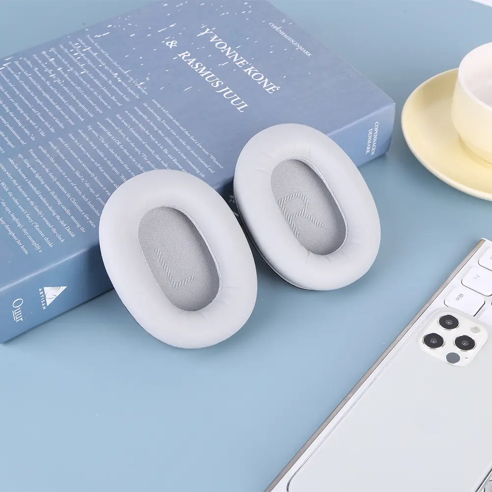 1 Pair Replacement Ear Pads Cushions Noise Isolation Memory Foam Earmuffs Protein Leather Headset Ear Cushions for MPOW H12 ANC