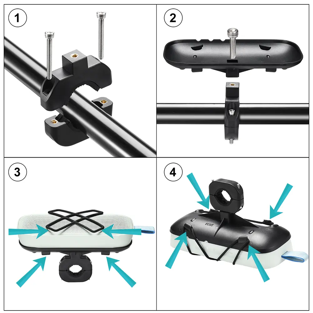 Portable Speaker Mount Speaker Bike Mounts Speaker Holder Stand for Bose SoundLink Flex 1st Gen 2nd Gen