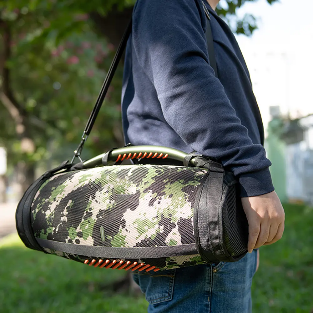 Oxford Cloth Sling Speaker Cases Cover with Shoulder Strap Portable Speaker Carrying Storage Bag Accessories for JBL Boombox 3