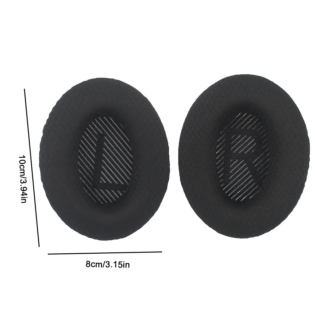 Ear Pads Cushions Soft Foam Cushion Cover Ear Cups Repair Parts for Bose QuietComfort 35 QC35 QC25 QC15 Headphones