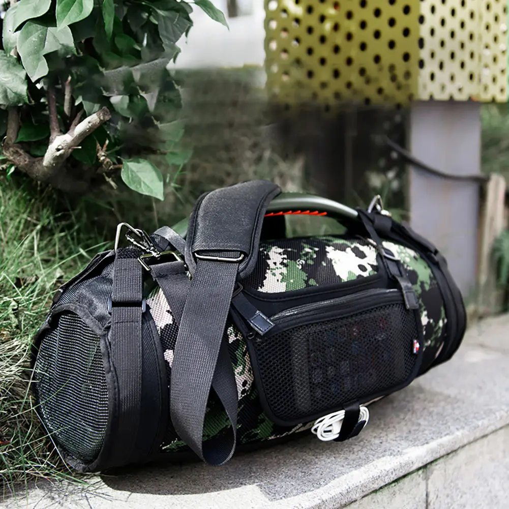 Oxford Cloth Sling Speaker Cases Cover with Shoulder Strap Portable Speaker Carrying Storage Bag Accessories for JBL Boombox 3
