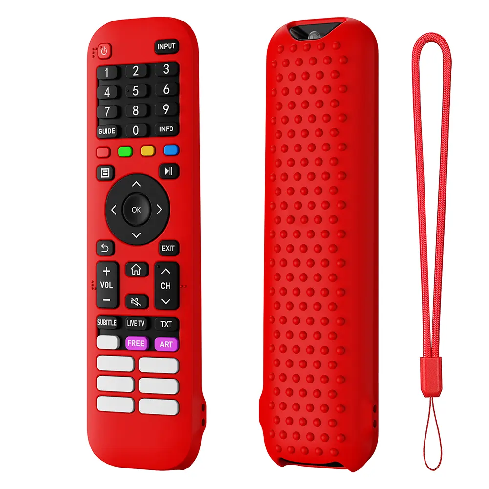 Silicone Protector Case Cover Shell Anti-Slip Remote Control Soft Protection Case Shockproof for Hisense EN2A30 EN2P30H EN2J30H