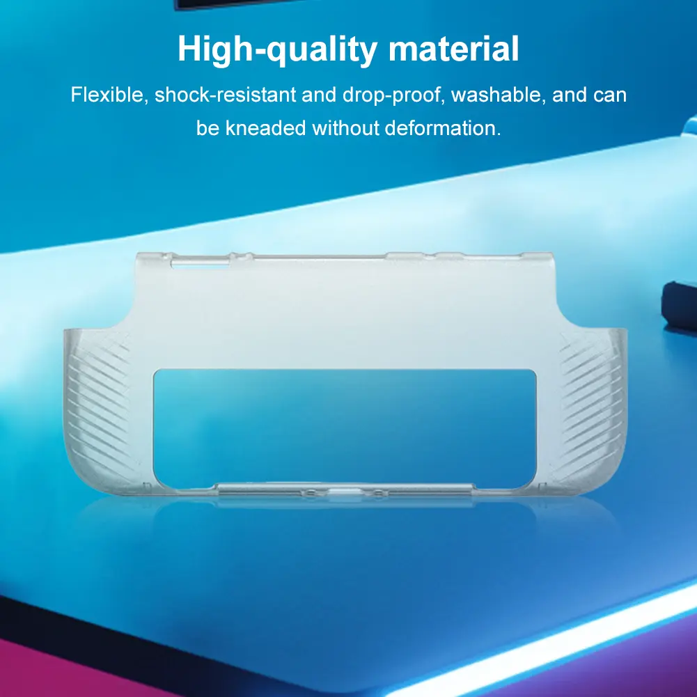 For NS2 Transparent Protective Shell Anti-Scratch Ergonomic Protection Cover Soft Handheld Console Shell Game Accessories