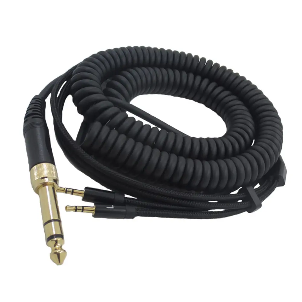 Audio Headset Spring Cable for Hifiman HE400S/HE-400I/HE560/HE-350/HE1000 Cords