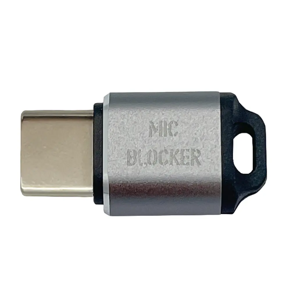 USB C MIC Blockers Lightweight Microphone Sound Security Lock Multifunction Two-Way MIC Guard Blocker for Office Home Use