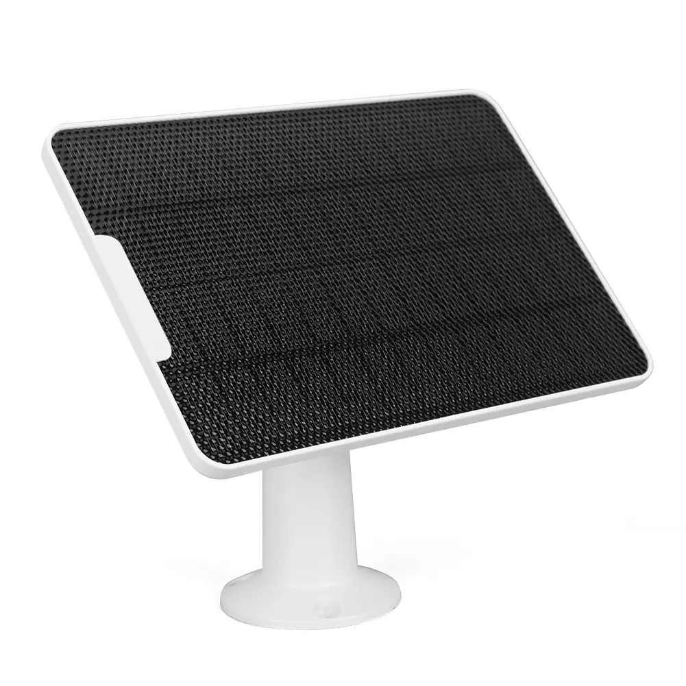 10W Solar Panel Charger with Charging Cable Portable Solar Panel Wall Mount IP65 Waterproof for Wireless Outdoor Security Camera