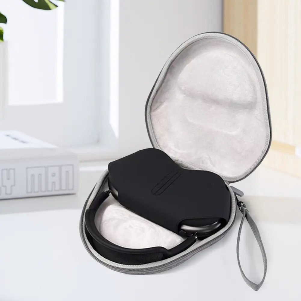 Earphone Case with Hand Strap Travel Carry Bag Protective Case Carrying Box Cover for Airpods Max Wireless Headset
