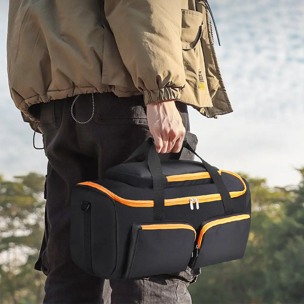 Outdoor Travel Case Large Capacity Portable Protective Case Shockproof Padded Storage Bags for JBL PartyBox On-The-Go Essential