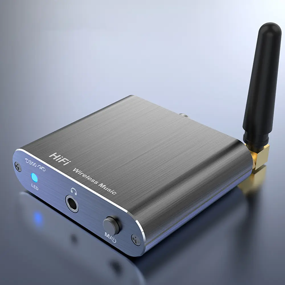 HIFI Receiver Adapter with 3.5mm Aux Audio Receiver Transmitter Toslink/Coaxial Output Bluetooth-compatible for Computer TV Car