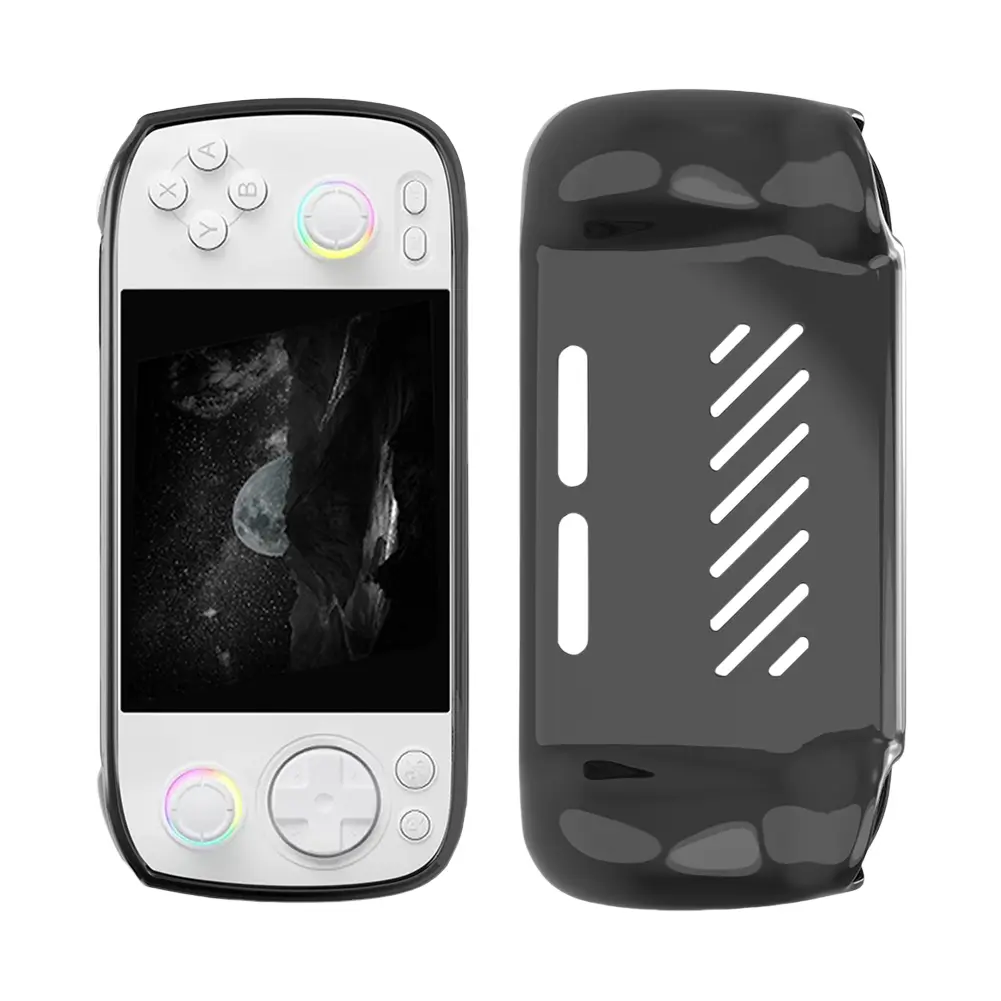 Protector Shell Sleeve Shockproof TPU Soft Skin Cover Case Anti-slip Protector Cover for ANBERNIC RG406H Handheld Game Console