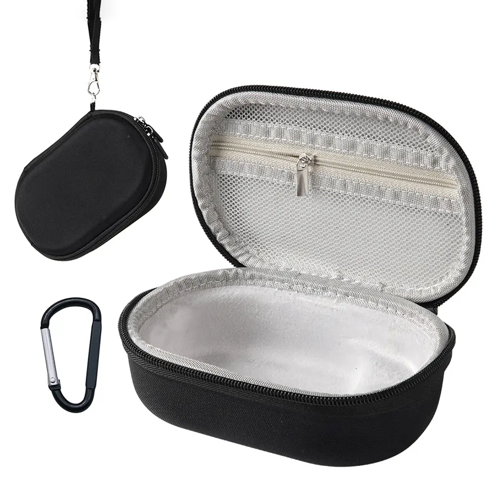 EVA Hard Case Dustproof Protective Travel Case Splashproof Travel Carrying Bag with Mesh Pocket for JBL Clip 5 Portable Speaker
