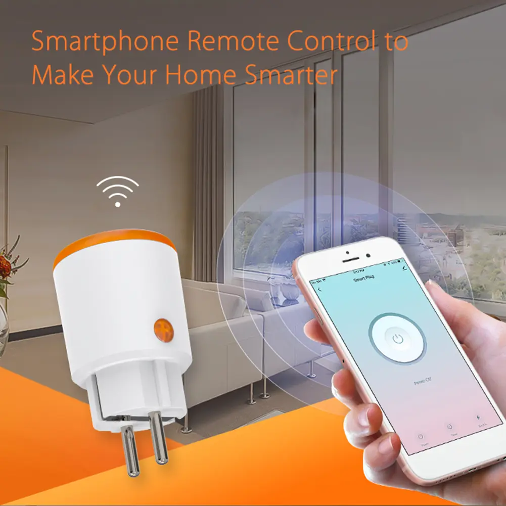 Tuya EU Smart Socket 16A Zigbee 3.0 Smart Plug Socket Outlet with Power Monitoring Work with Alexa Google Assistant