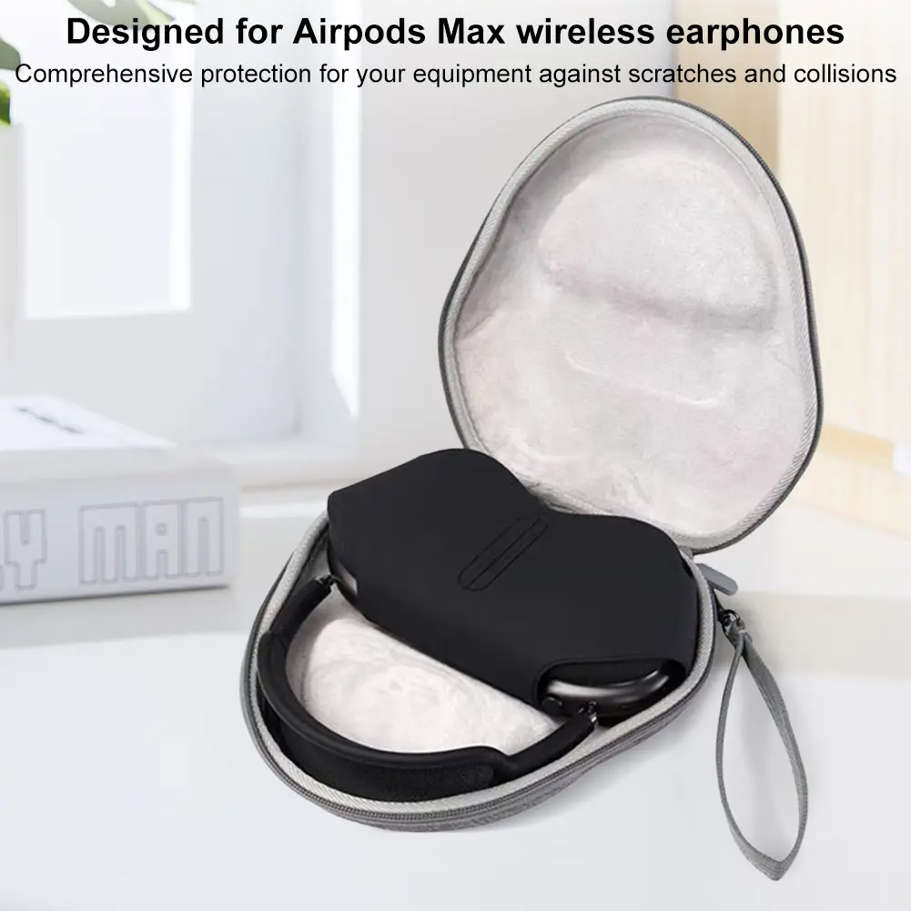 Travel Carry Bag Anti-Scratch Protective Case Carrying Box Cover Protective Pouch for Airpods Max Wireless Headset