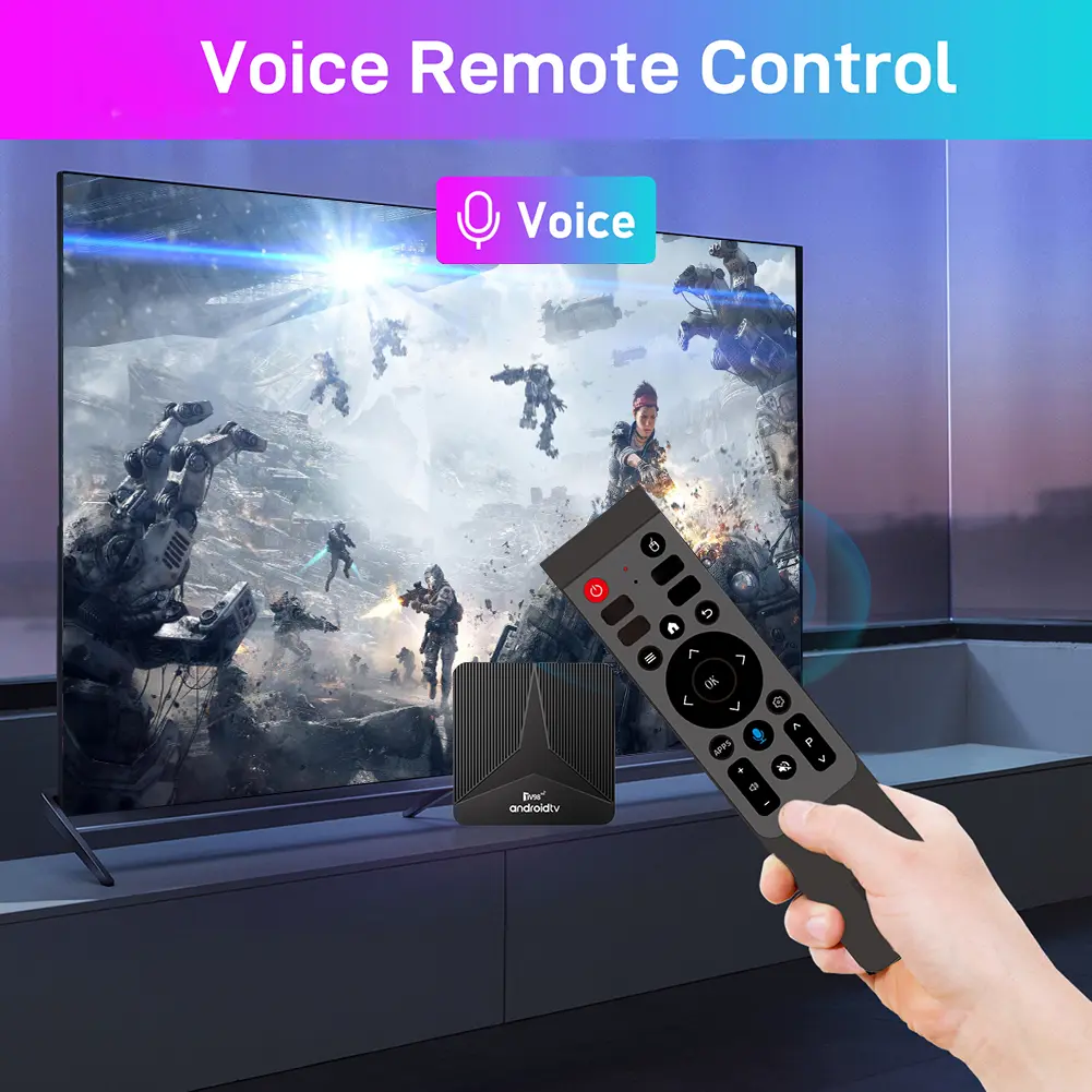 Android 14 Smart TV Box Wifi6 BT5.0 Media Player Android Box with Remote