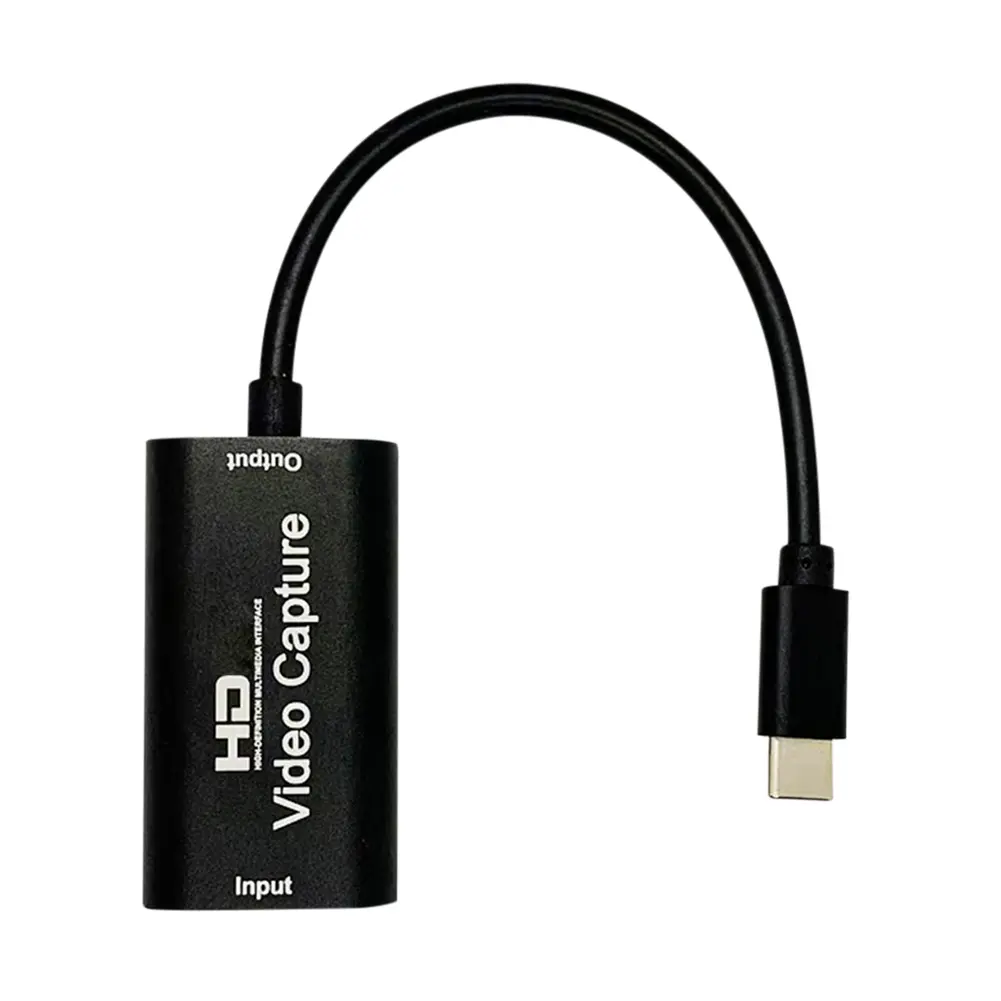 4K 1080P Video Converter Type-C USB 2.0 Audio Video Capture Card HDMI-compatible Video Game Grabber Recording for Computer Phone
