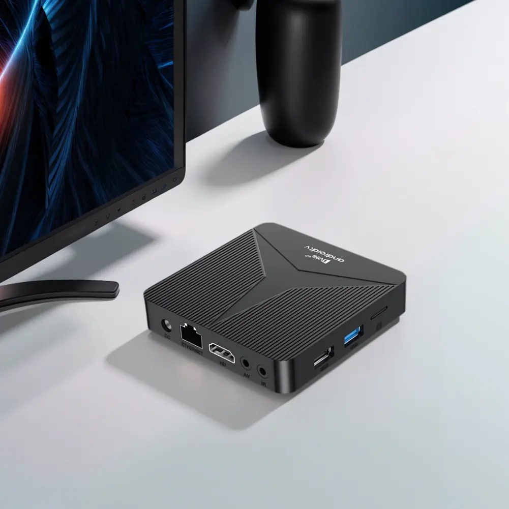 Android 14 Smart TV Box Wifi6 BT5.0 Media Player Android Box with Remote