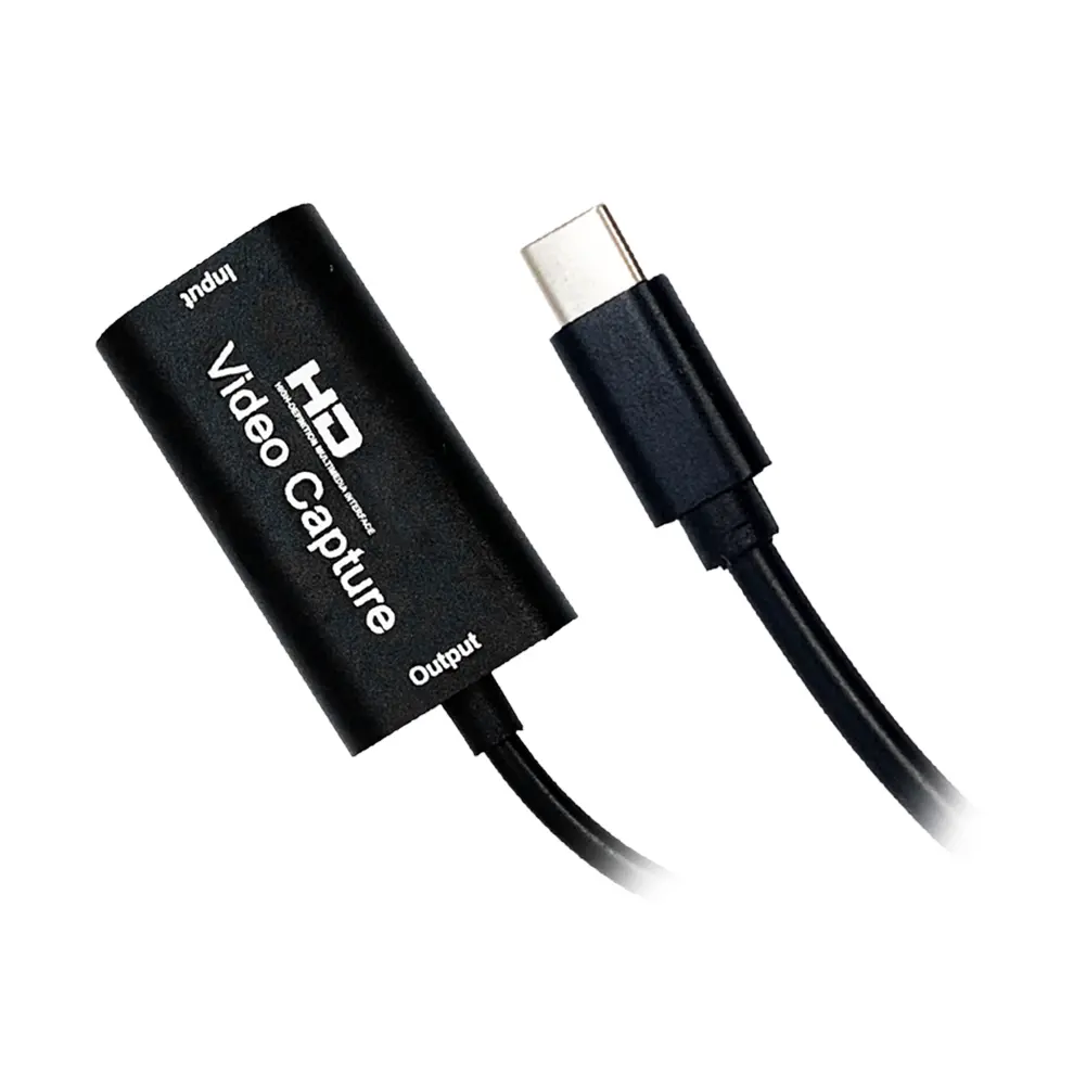 4K 1080P Video Converter Type-C USB 2.0 Audio Video Capture Card HDMI-compatible Video Game Grabber Recording for Computer Phone