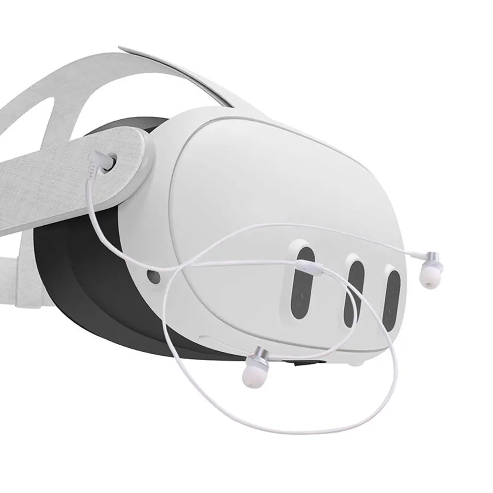 In-Ear Earphones Comfortable Noise Isolating Earphones Immersive Sound Ergonomic Earphones 3.5mm AUX for Meta Quest 3 VR Headset