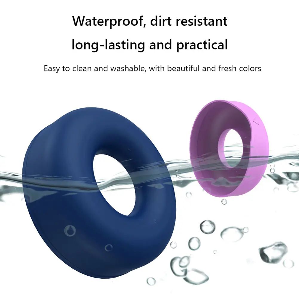1 Pairs Silicone Headphone Earpads Waterproof Headset Ear Pad Dirt Resistant Earpads Case Washable Replacement for Sony WH-CH520