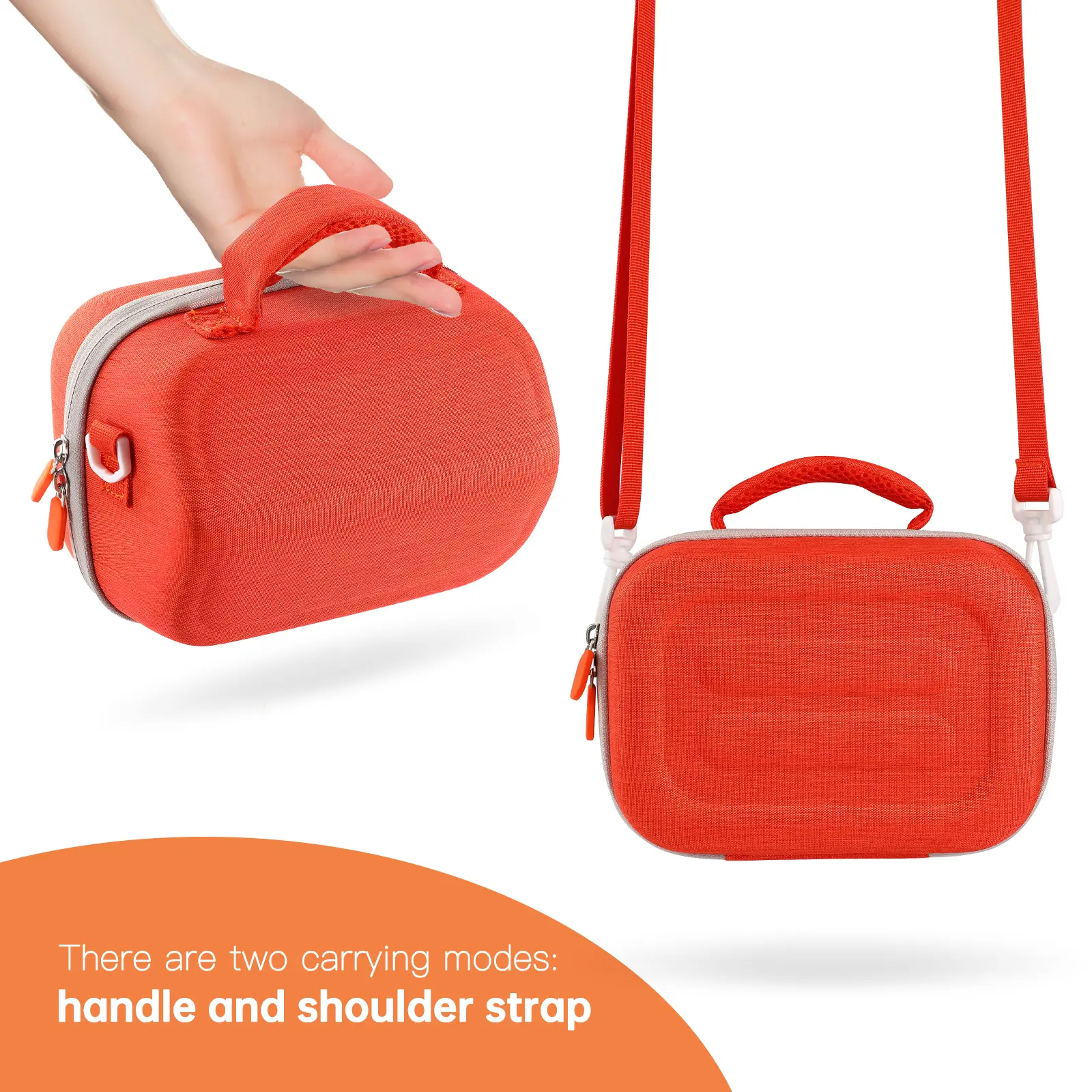 Hard Carrying Case Hold UP To 20 Cards Dustproof Travel Carry Bag Shockproof with Shoulder Strap for Yoto Player 3rd Generation