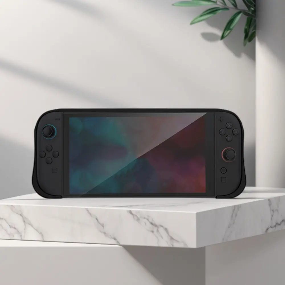 For NS2 TPU Grip Shell Case Shockproof TPU Console Protect Sleeve Hollowed Bottom Design Soft Handheld Console Shell Friend Gift