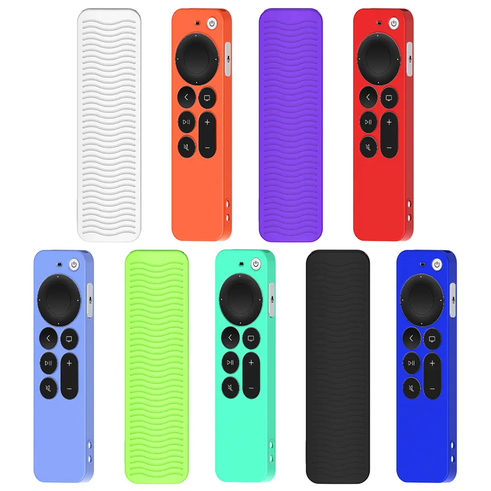 For Apple TV 4K Case Portable Dustproof Soft Silicone Remote Control Cover Skin