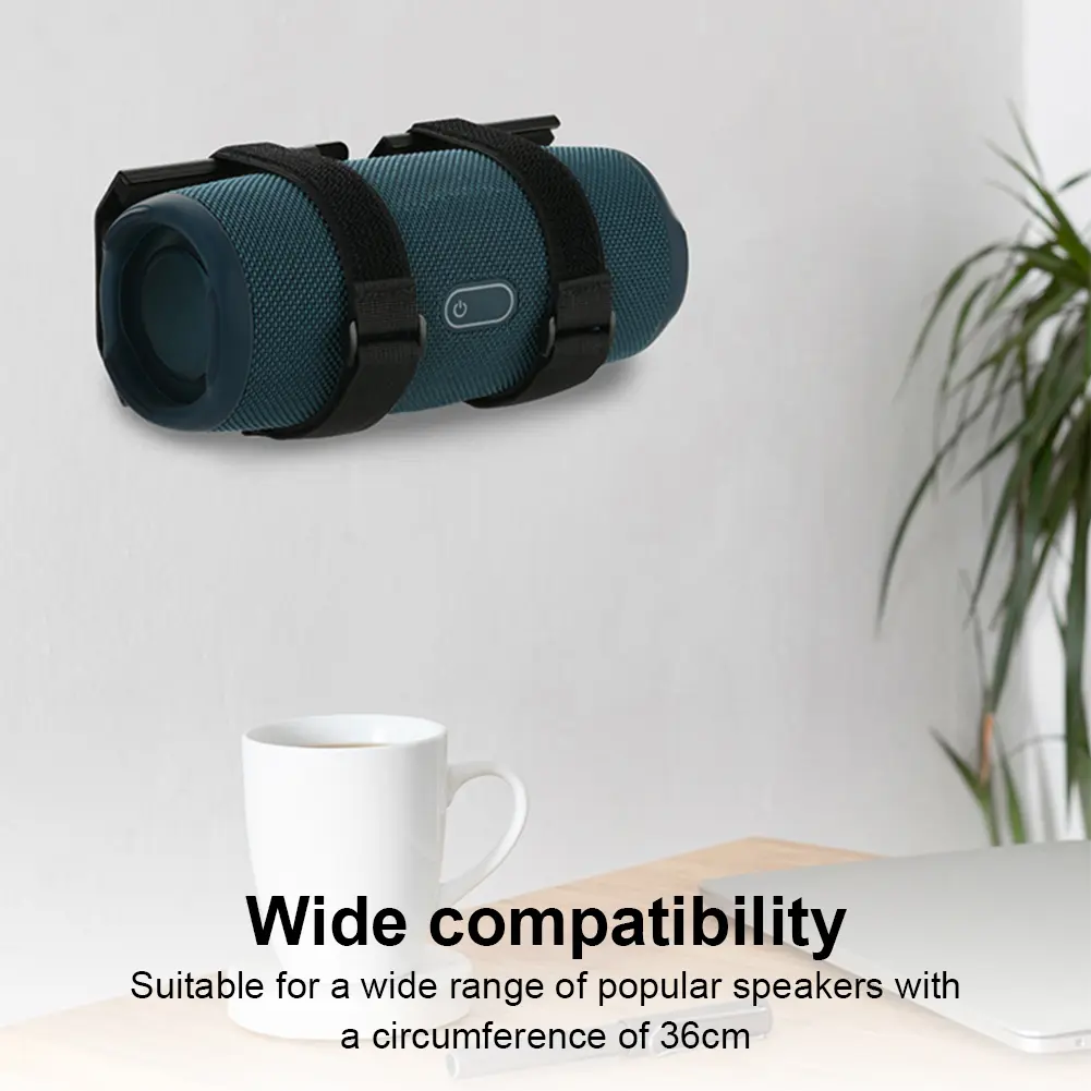 Portable Speaker Holder Speaker Bracket Adjustable Strap Wireless Speaker Straps Mount for JBL Charge 4/JBL Charge 5/JBL Flip 5