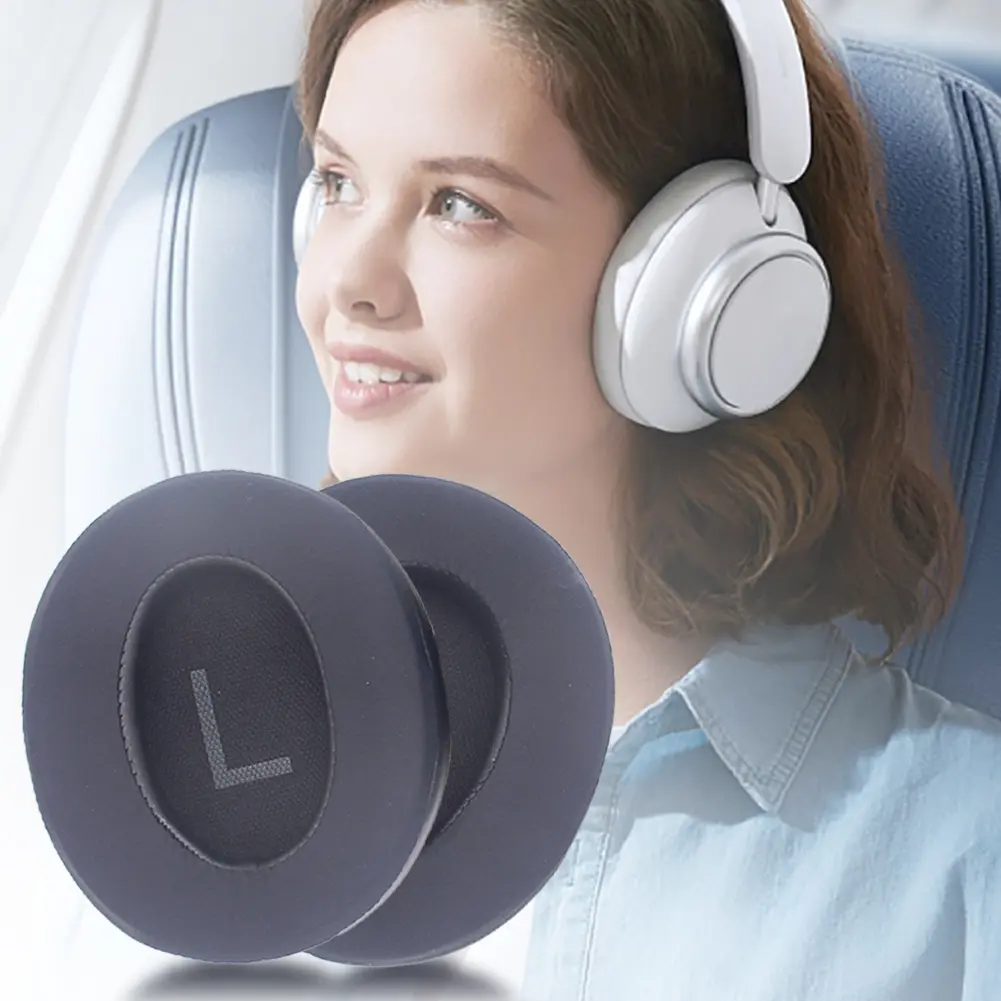 Cooling Gel Replacement Earpads Comfortable Ear Cushions Headphone Covers for Anker Soundcore Life Q45 Headset