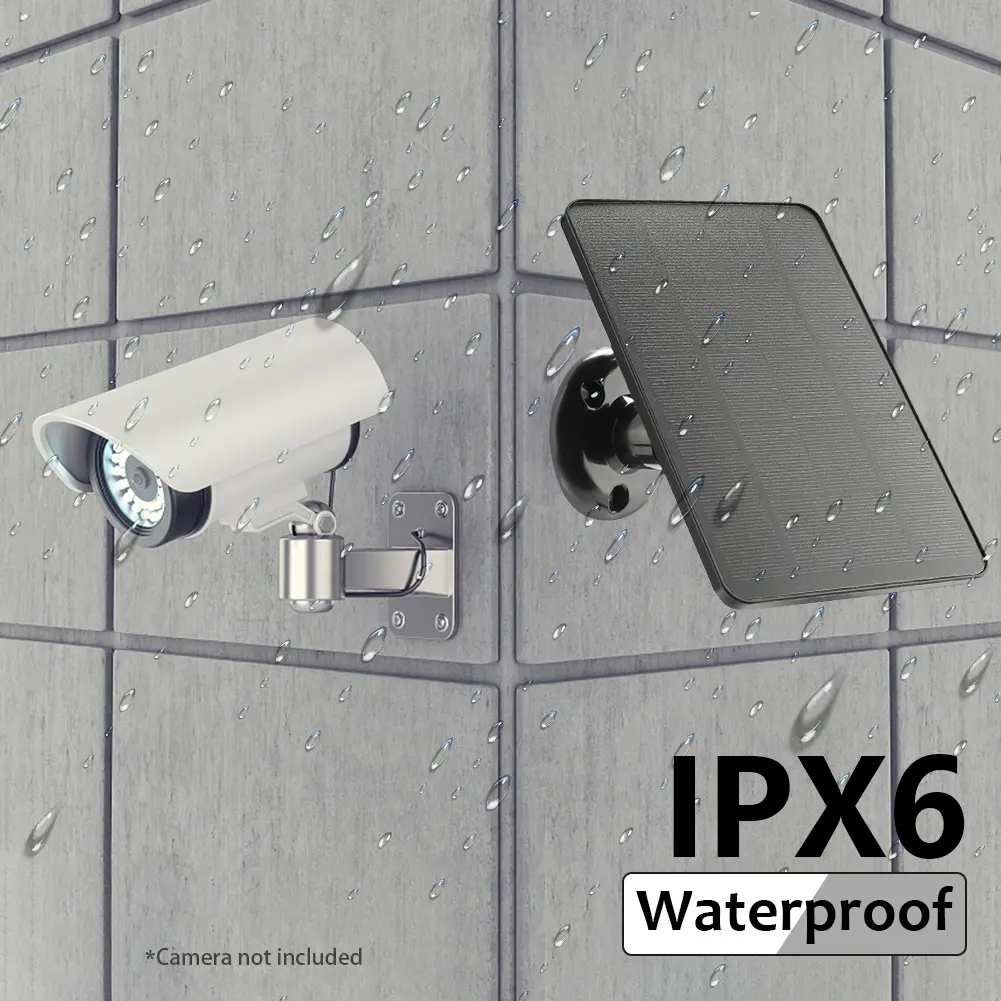 10W 5V Solar Panels Solar Power Supply Waterproof Panel for Small Home Light System Outdoor Camera Surveillance