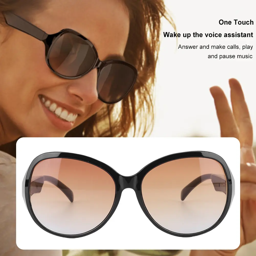 144 Languages Smart Glasses Translator Bluetooth-Compatible 5.3 Translator Glasses & Headset Open Ear Sunglasses for Men & Women