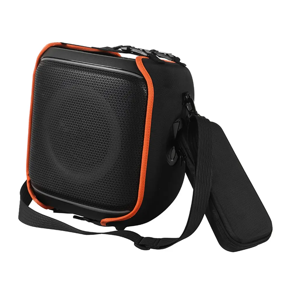 Universal Audio Storage Bag Large Capacity Portable Protective Case with Mic Pocket Padded Storage Bags for JBL Partybox Encore2