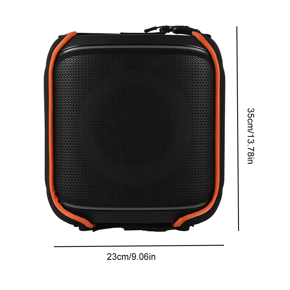 Universal Audio Storage Bag Large Capacity Portable Protective Case with Mic Pocket Padded Storage Bags for JBL Partybox Encore2