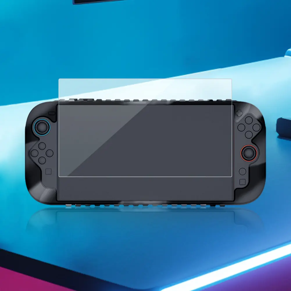 Silicone Case Protective Cover with Tempered Glass Screen Protector for Nintendo Switch2