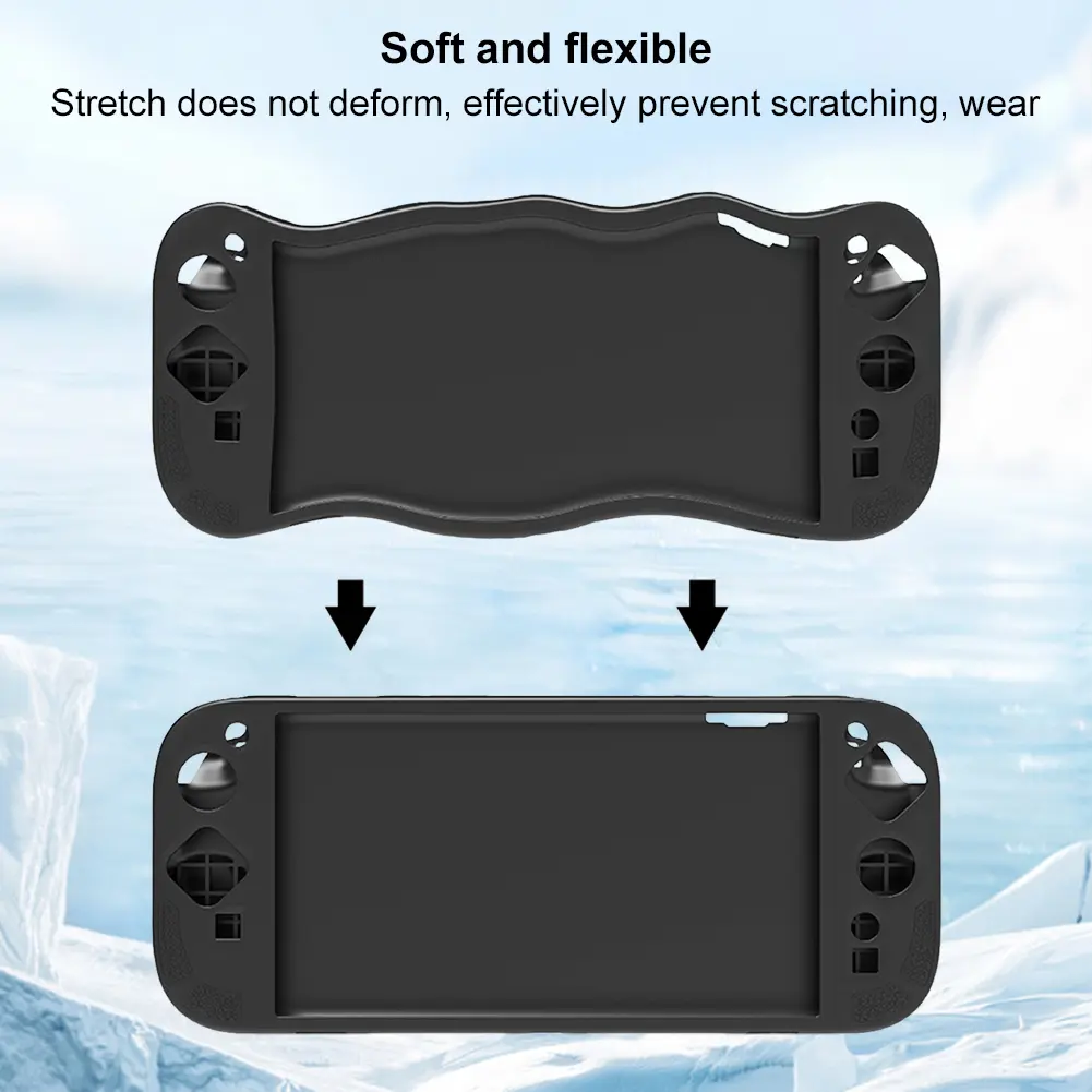 Silicone Case with Stand for Switch 2 Protective Skin Cover Full Protective Shell for Nintendo for Switch 2 Game Accessories