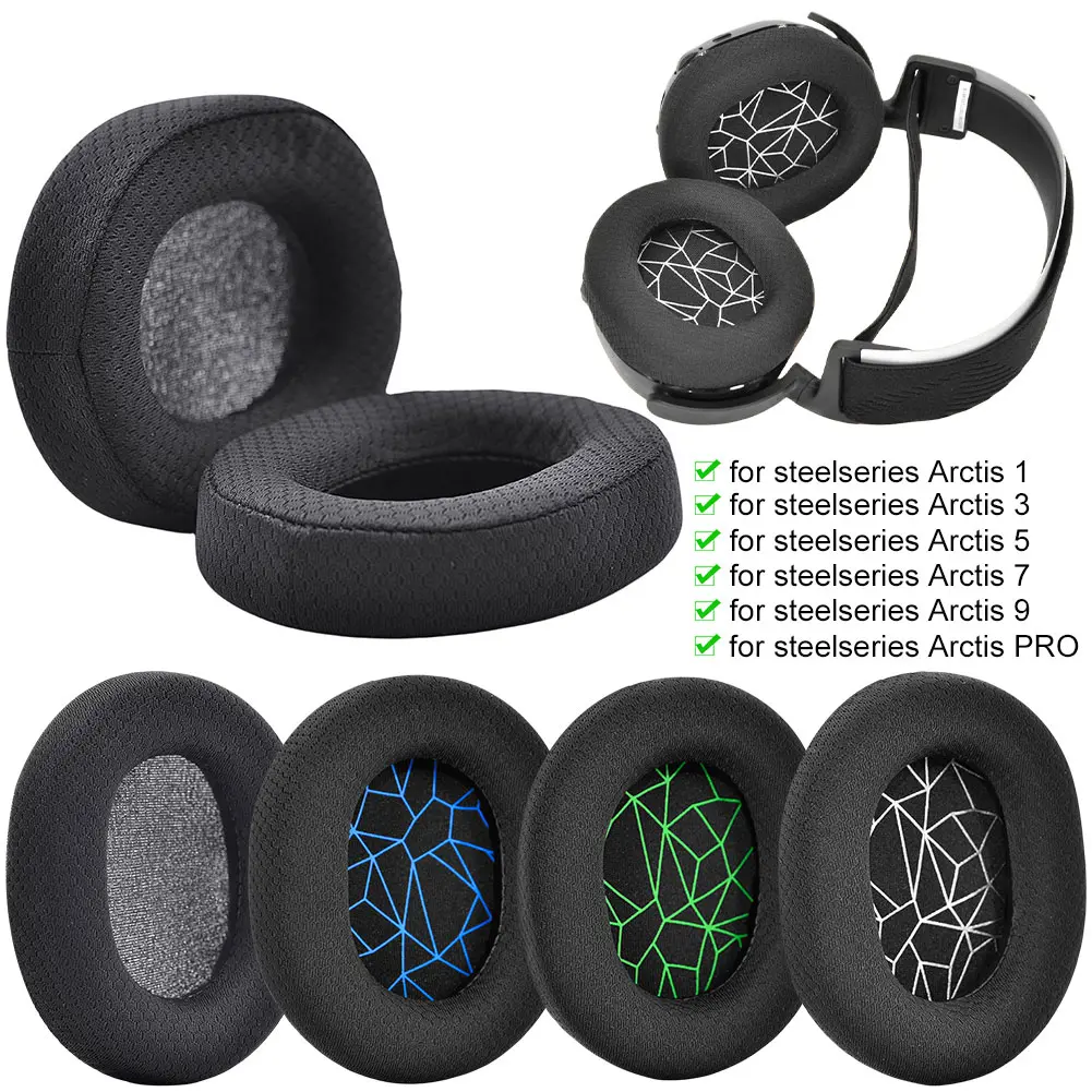 Ear Pads Cushions Memory Sponge Earpads Earmuffs Ear Cushion Protective Cover for SteelSeries Arctis 1 3 5 7 9 PRO Headset