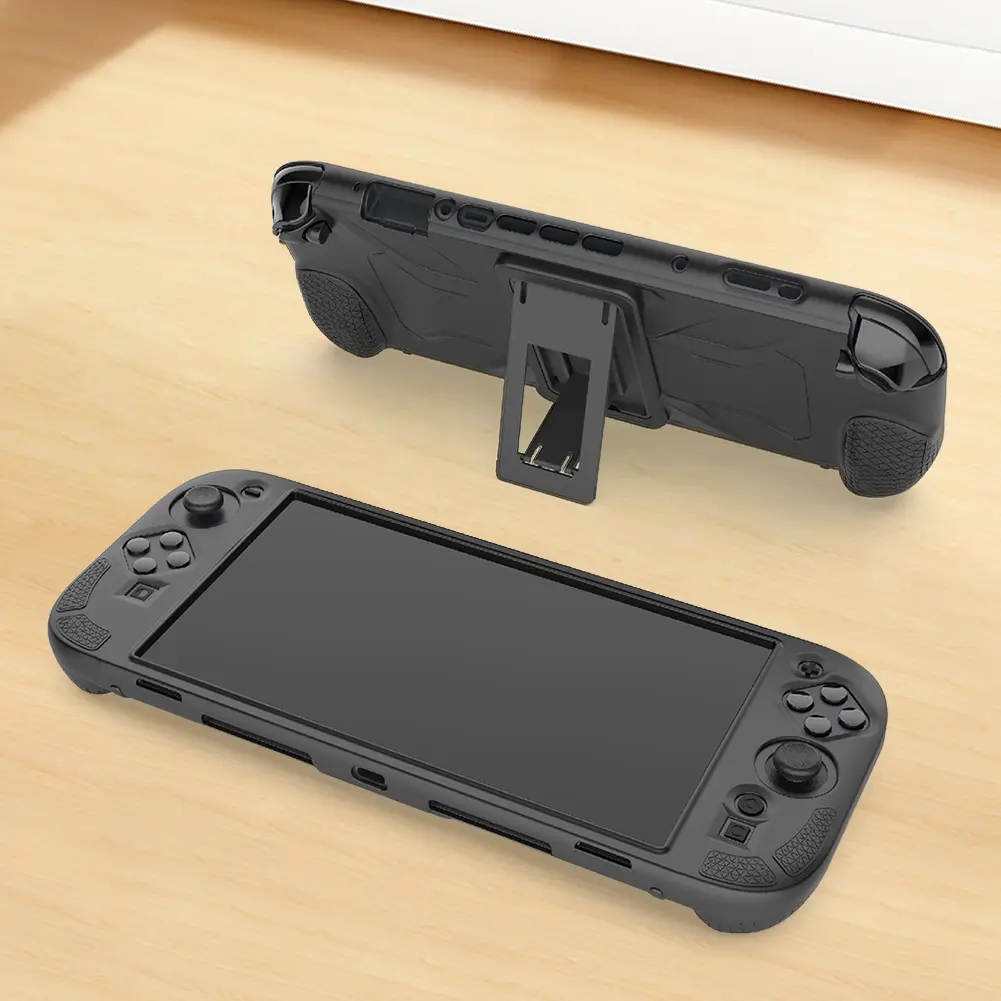 Silicone Case with Stand for Switch 2 Protective Skin Cover Full Protective Shell for Nintendo for Switch 2 Game Accessories