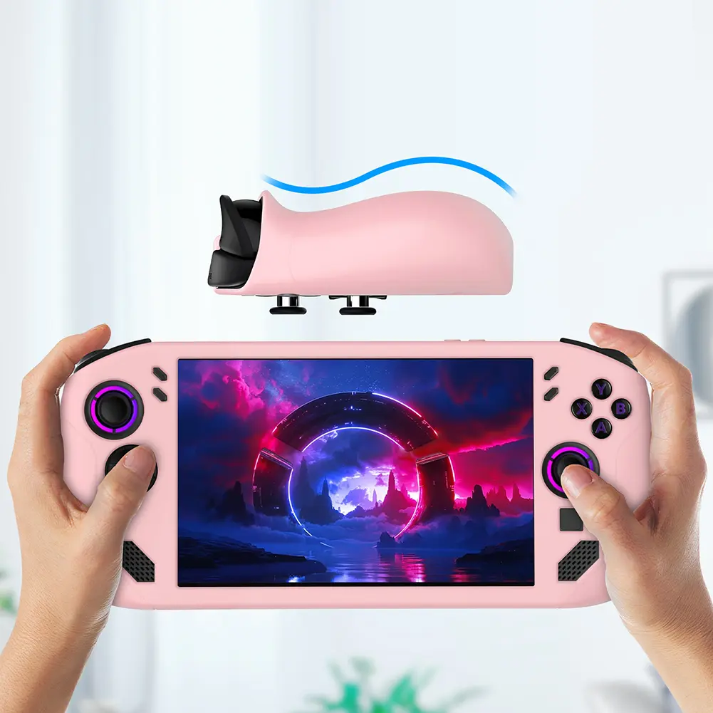 Protective Cover Shockproof Handheld Game Console Cover Anti-Drop Protective Case for Legion Go S Gaming Console